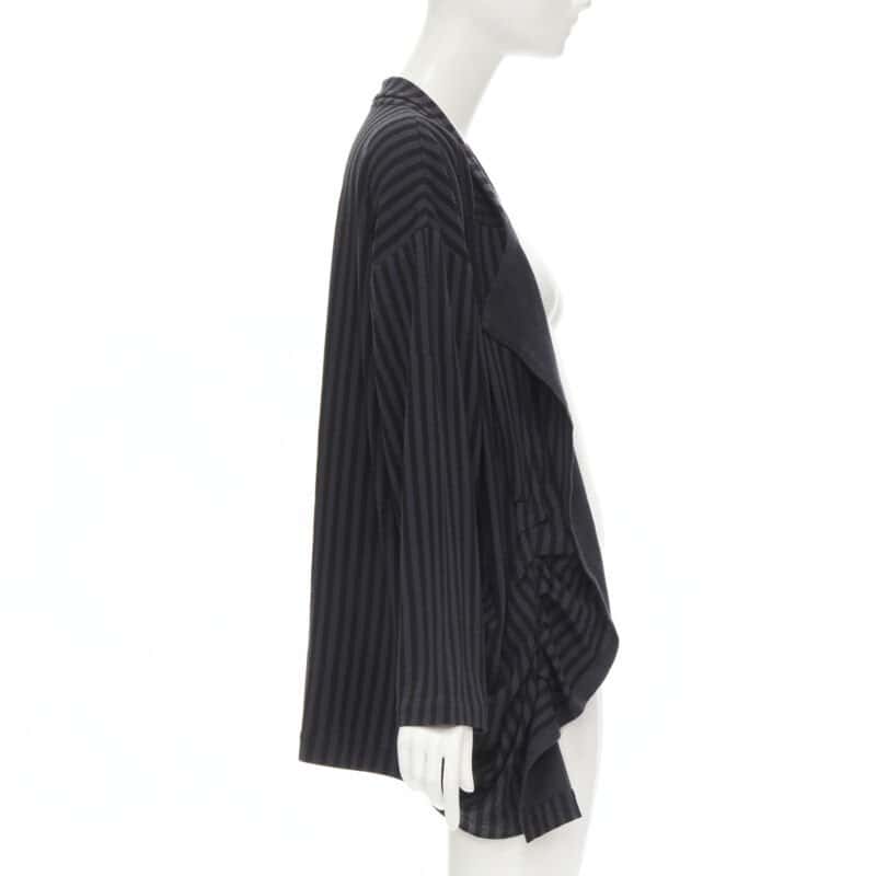Comme Des Garcons Striped Wool Jacket Grey Wool Never worn - Box View