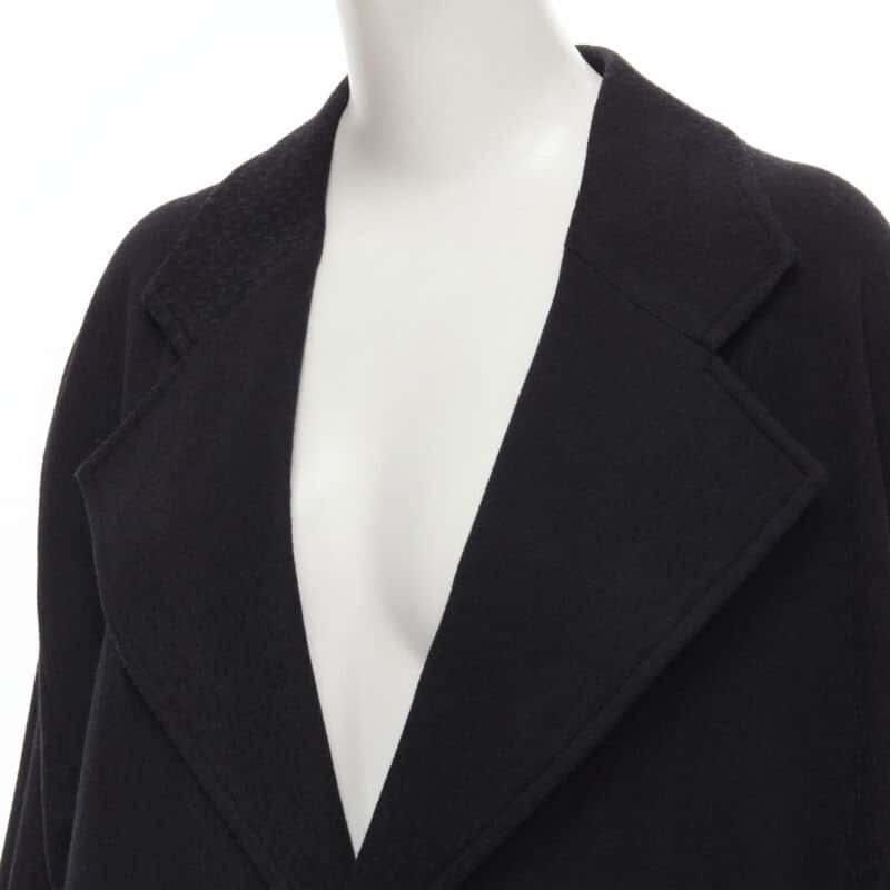 Comme Des Garcons Wide Cut Blazer Black Wool Never worn - Back View