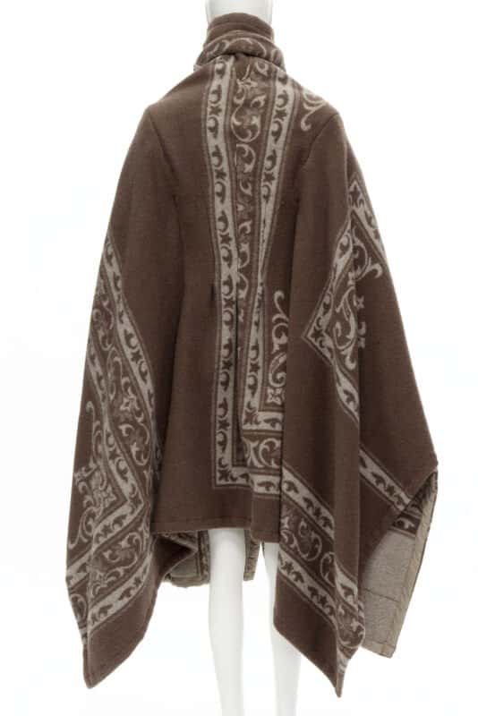 Comme Des Garcons Brown Wool Cocoon Coat Brown Wool Never worn - Box View