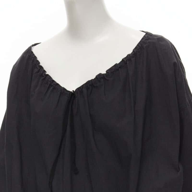 Comme Des Garcons Beggar Bishop Dress Grey Cotton Very good condition - Back View