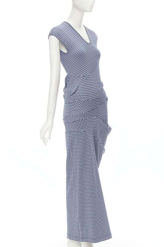 Comme Des Garcons Lumps Bumps Dress Blue Polyester Never worn - Inside View