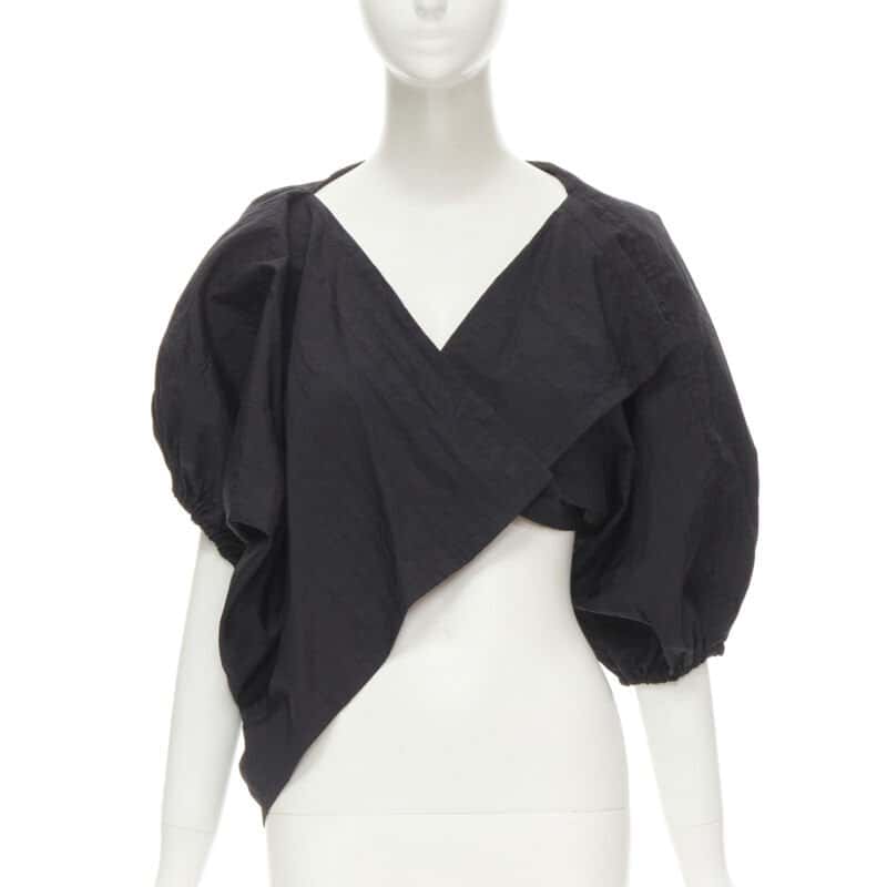 Comme Des Garcons Twist Back Jacket Black Never worn - Front View