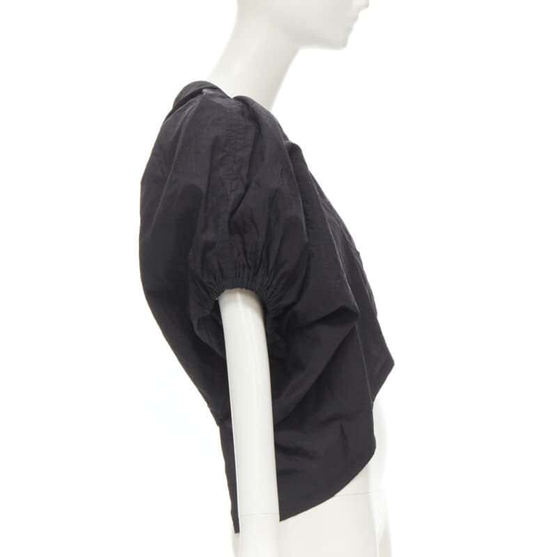 Comme Des Garcons Twist Back Jacket Black Never worn - Model View