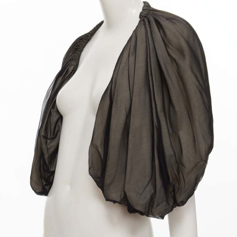 Comme Des Garcons Voluminous Shrug Black Polyester Very good condition - Back View