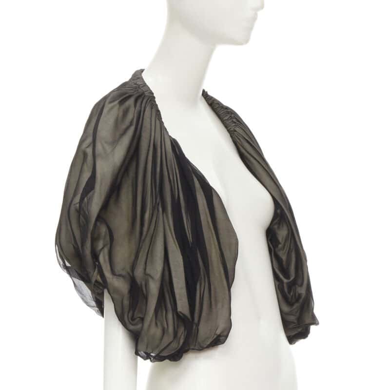 Comme Des Garcons Voluminous Shrug Black Polyester Very good condition - Inside View