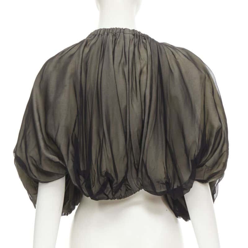 Comme Des Garcons Voluminous Shrug Black Polyester Very good condition - Box View