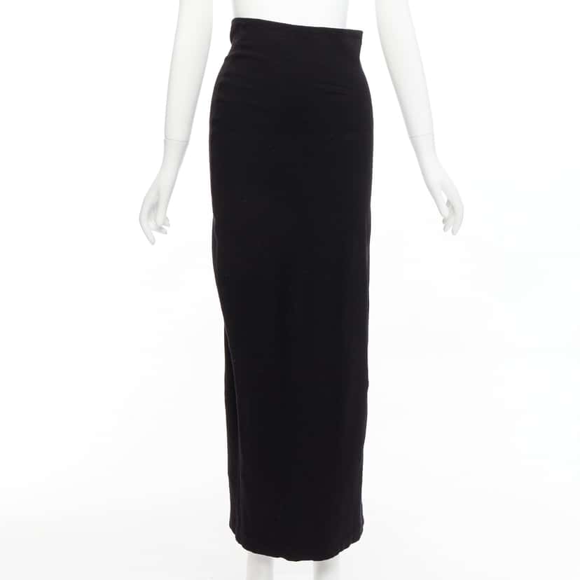 Comme Des Garcons Padded Gathered Skirt Black Polyester Good condition - Inside View