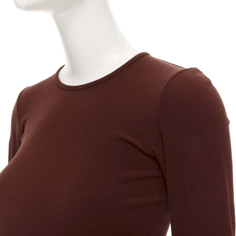 Comme Des Garcons Crew Knit Top Brown Never worn - Back View