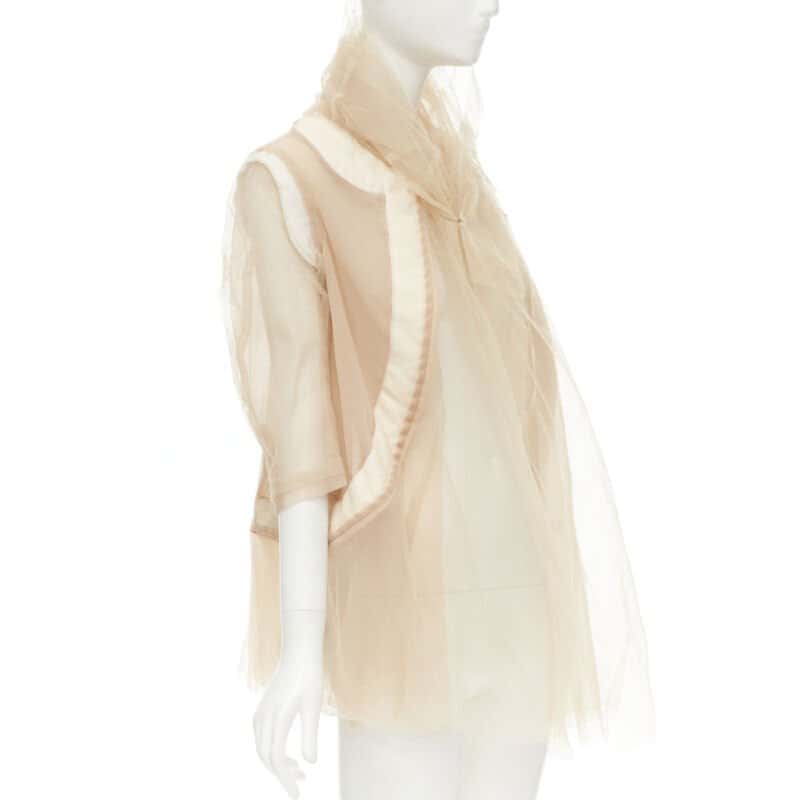 Comme Des Garcons Tulle Inside Jacket Beige Very good condition - Inside View
