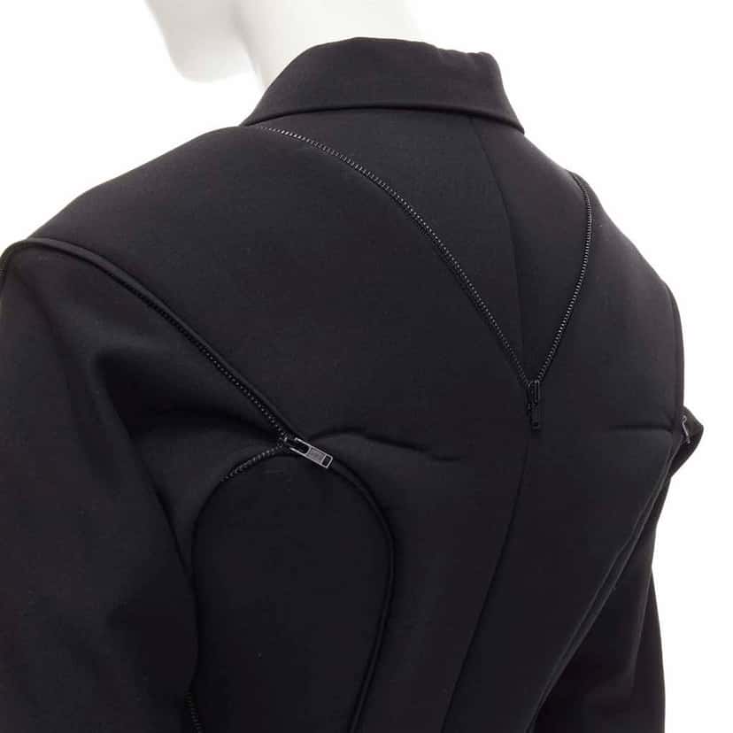 Junya Watanabe Neoprene Blazer Black Never worn - Back View