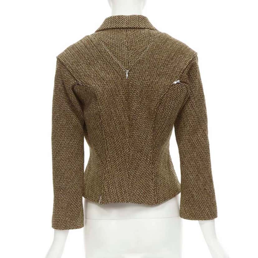 Junya Watanabe Tweed Transformable Jacket Brown Tweed Never worn - Box View