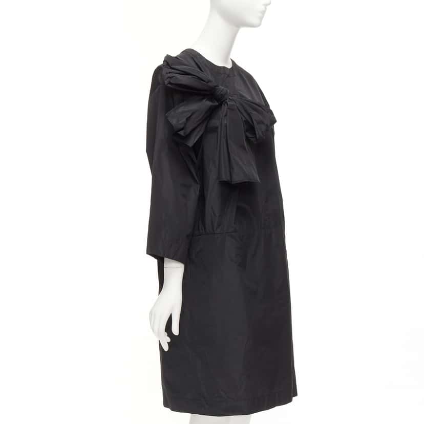 Dries Van Noten Keyhole Tent Dress Black Polyester Very good condition - Inside View