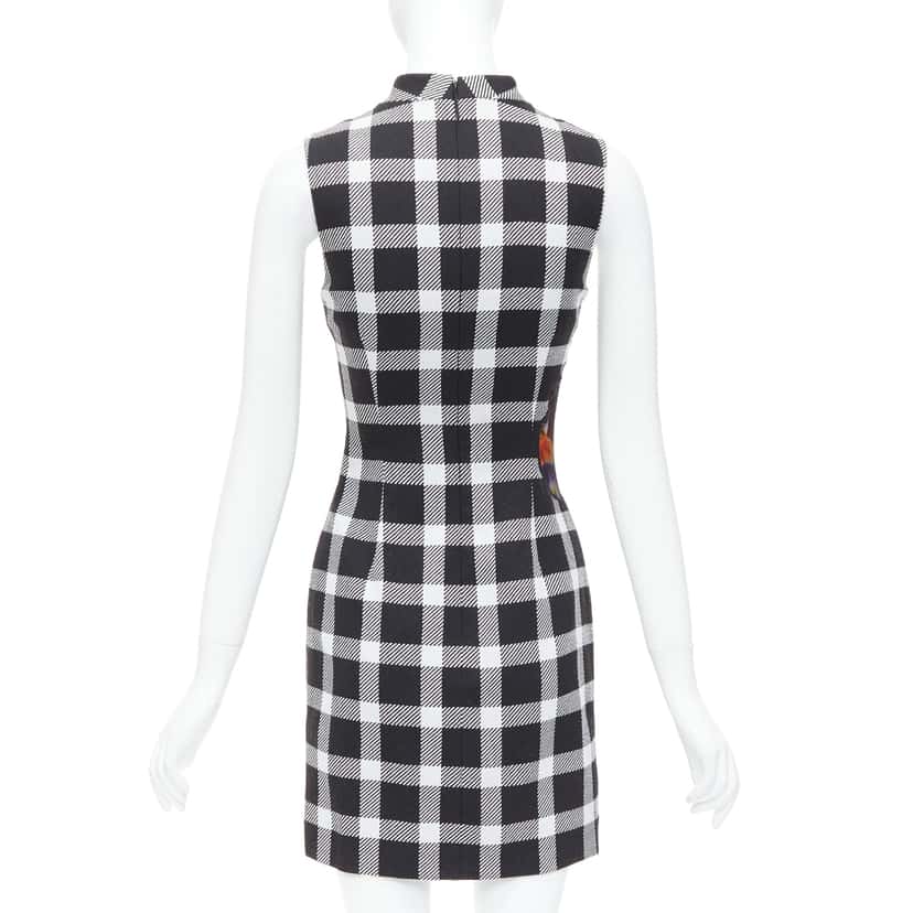 Christopher Kane Orchid Plaid Dress MultiColor Wool Never worn - Box View