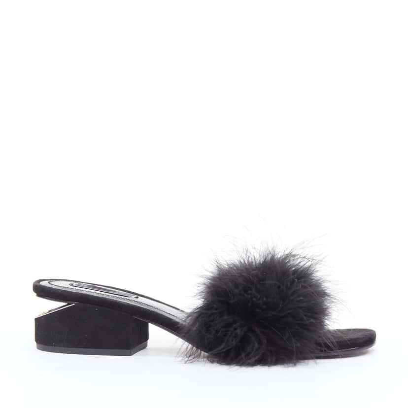 Alexander Wang Lou Black Fur Very good condition - Front View