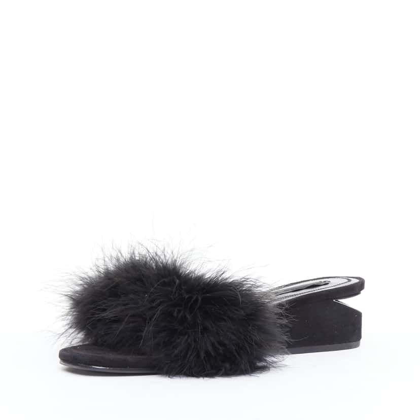 Alexander Wang Lou Black Fur Very good condition - Model View