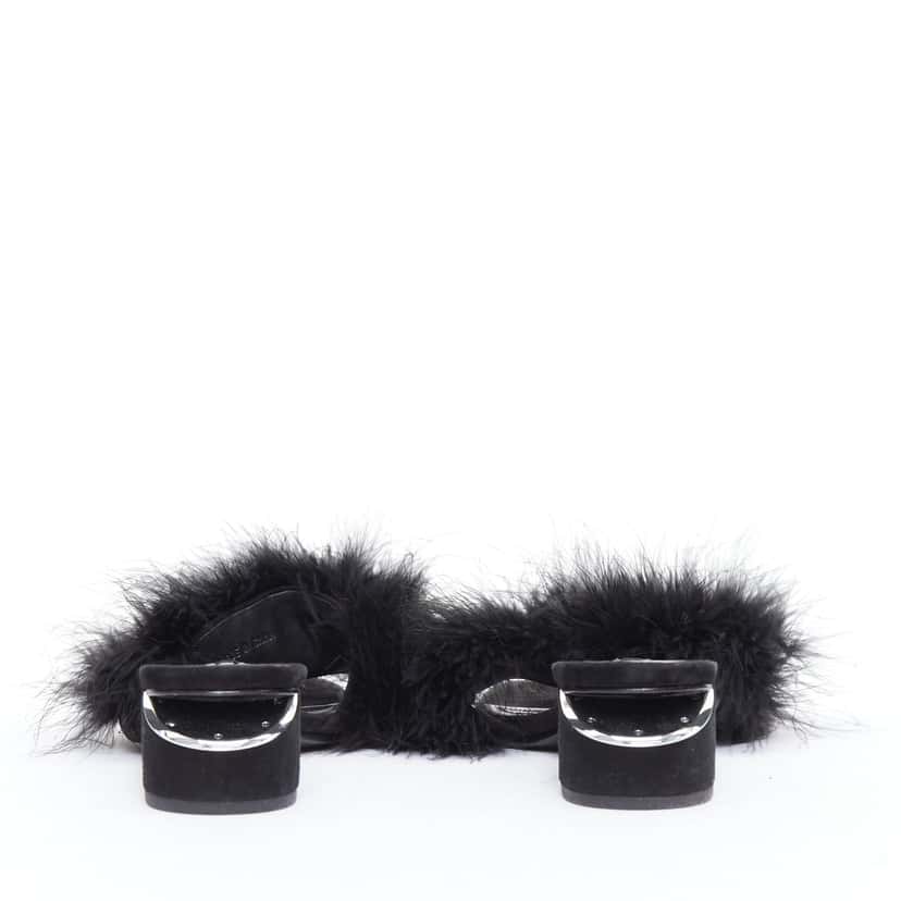 Alexander Wang Lou Black Fur Very good condition - Box View