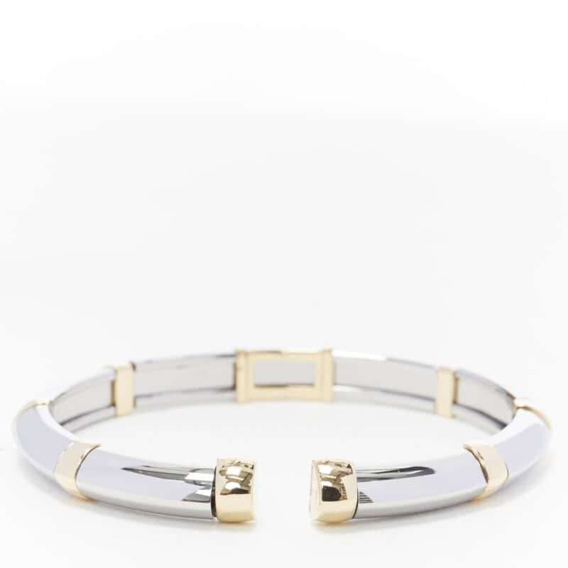 Bvlgari White Yellow Gold Bangle Gold Good condition - Model View