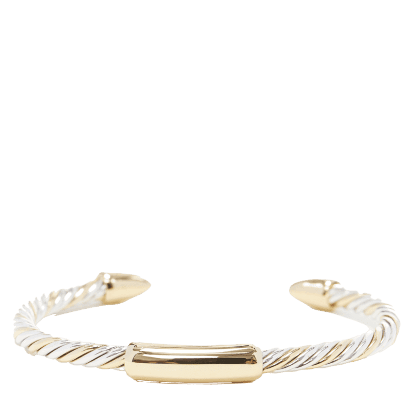Bvlgari Yellow White Gold Twist Gold Good condition - Front View