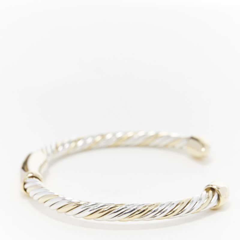 Bvlgari Yellow White Gold Twist Gold Good condition - Box View