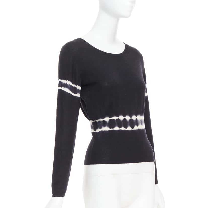 Miu Miu Tie Dye Pullover Black Cashmere Good condition - Inside View