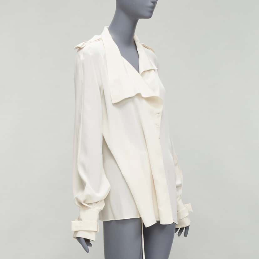 Tom Ford Silk Trench Jacket Beige Silk Very good condition - Inside View