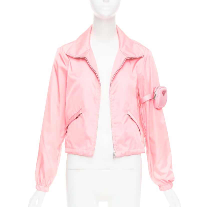 Prada Nylon Pouch Anorak Pink Very good condition - Inside View