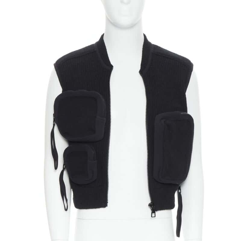 Louis Vuitton Utility Ribbed Vest Black Polyamide Very good condition - Inside View