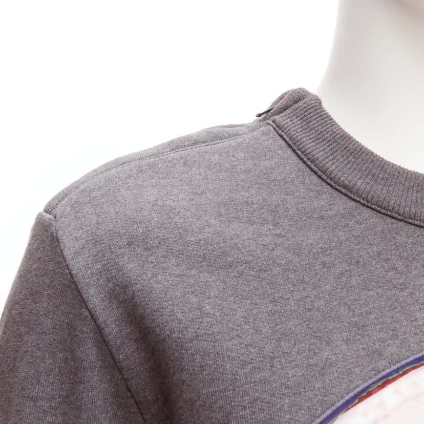 Givenchy Madonna Print Sweater Grey Cotton Never worn - Back View