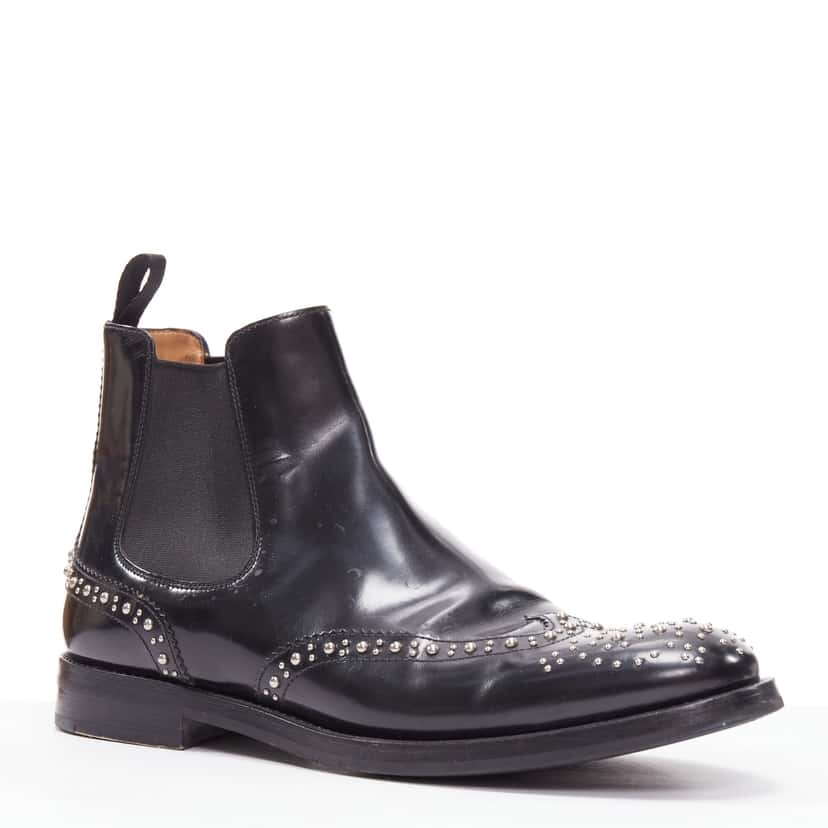 Church's Ketsby Met Black Leather Fair condition - Back View