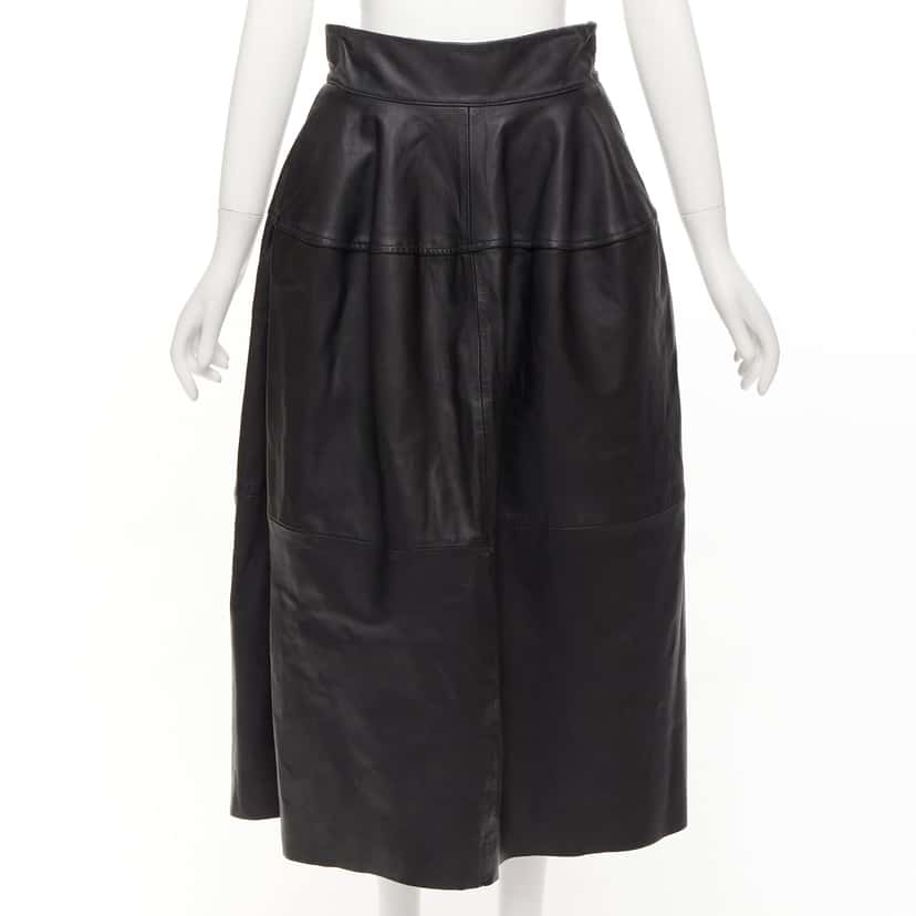 Maticevski Tavolara Black Leather Fair condition - Front View
