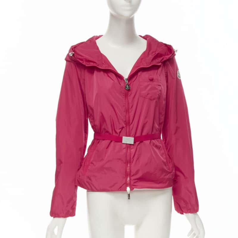 Moncler GAZON GIUBBOTTO Pink Polyamide Very good condition - Front View