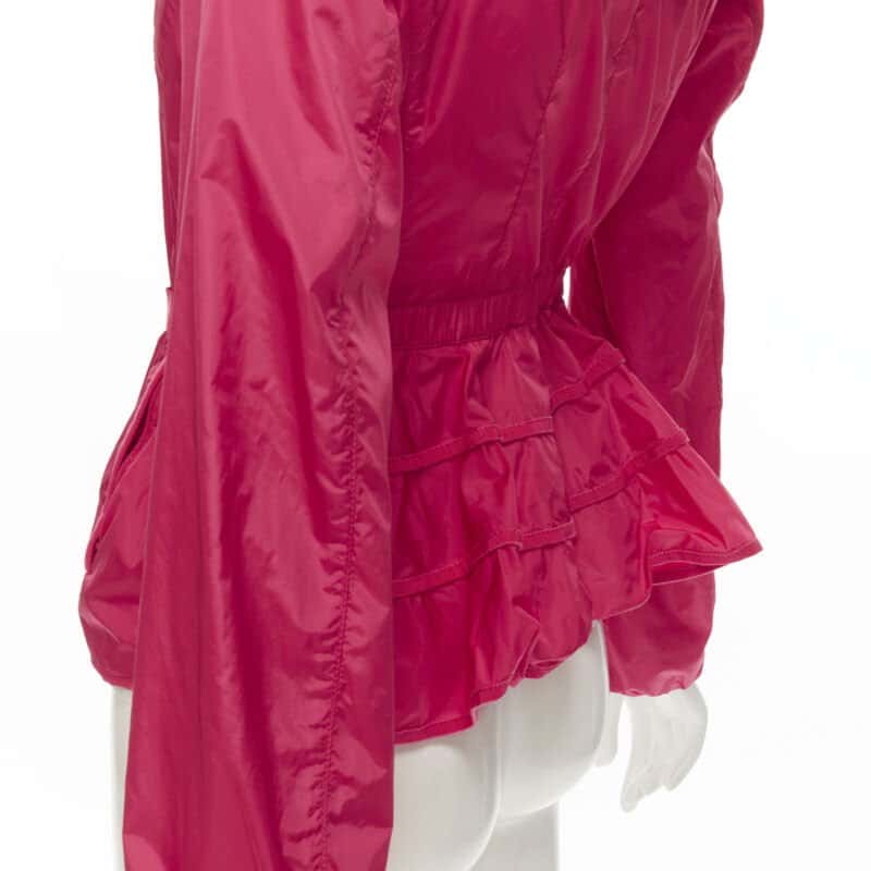 Moncler GAZON GIUBBOTTO Pink Polyamide Very good condition - Back View
