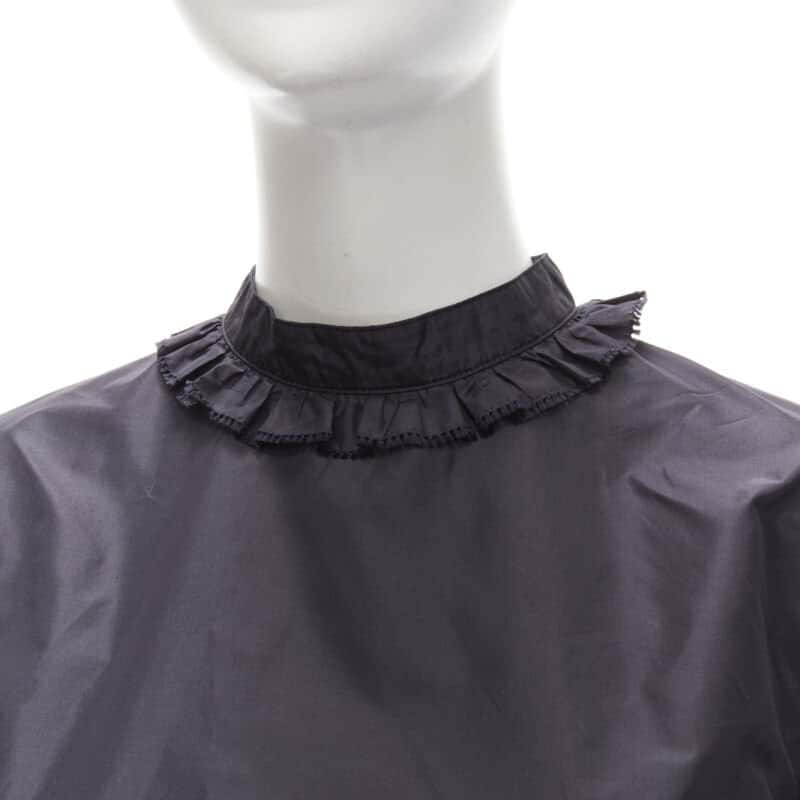Christian Dior Lace Trim Dress Black Silk Never worn - Back View