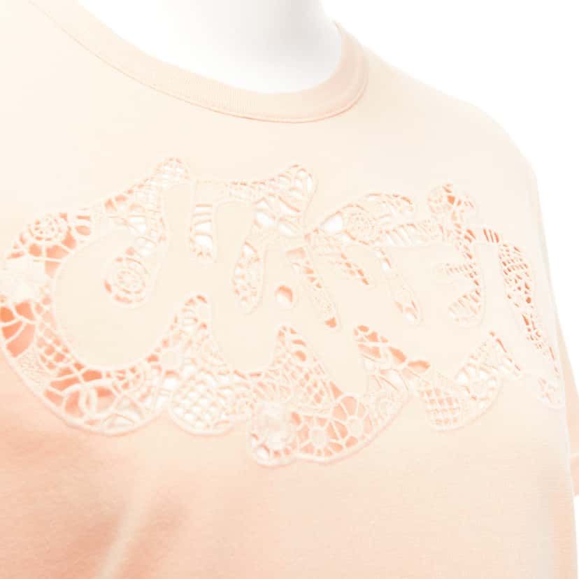 Chanel Macrame Cropped Tee Orange Cotton Very good condition - Back View