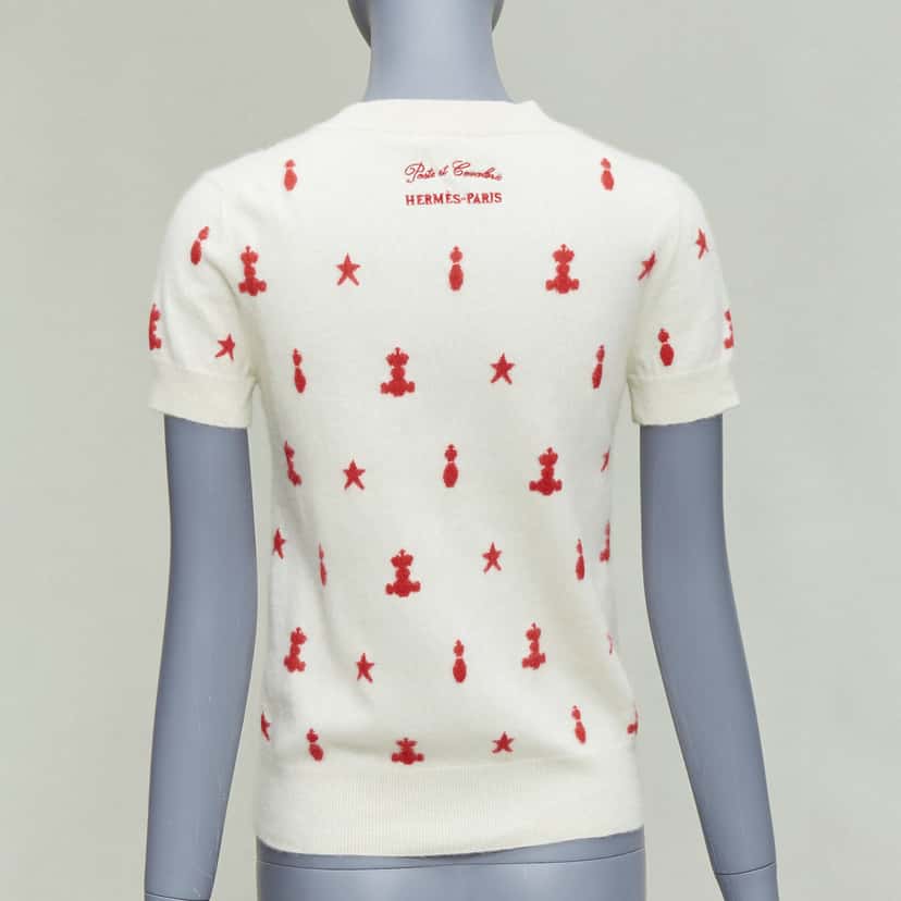 Hermès Poste et Cavalerie Ecru Cashmere Never worn - Box View