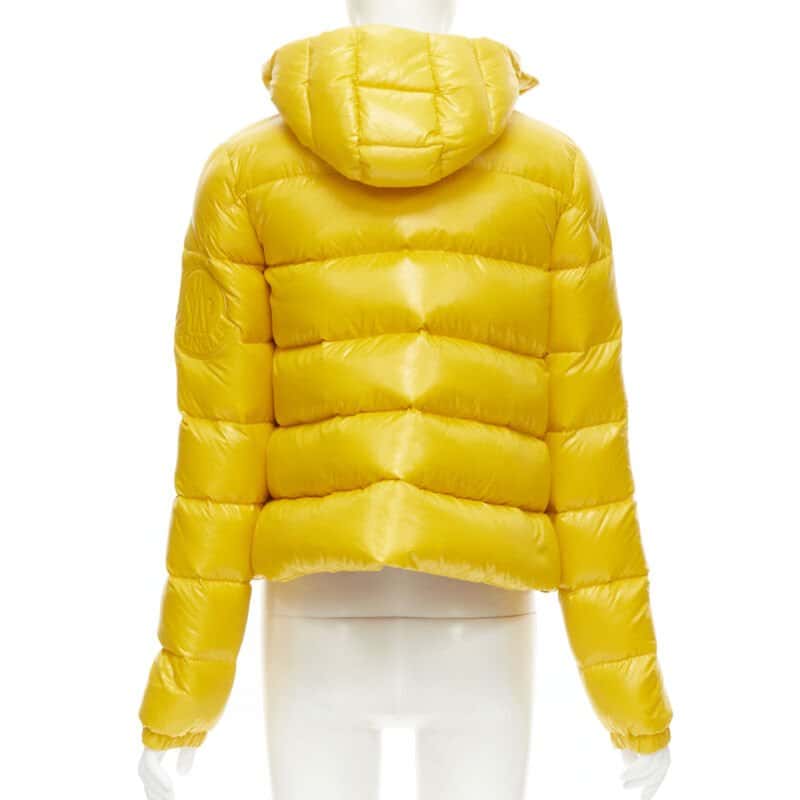 Moncler Yellow Goose Down Puffer Yellow Never worn - Box View