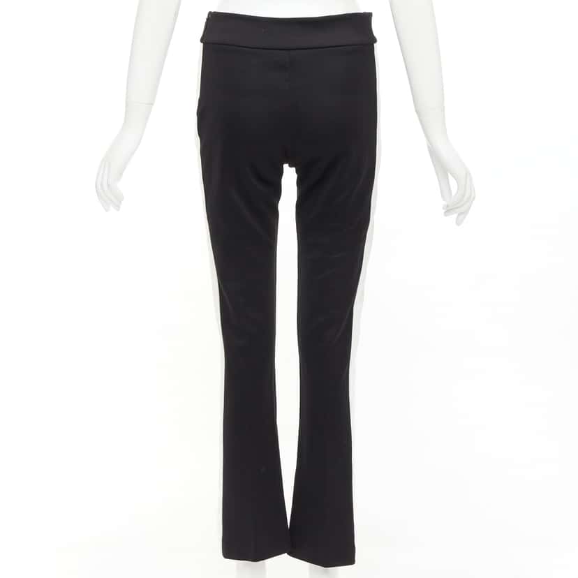 Gucci Embroidered Flared Pants Black Polyester Never worn - Box View