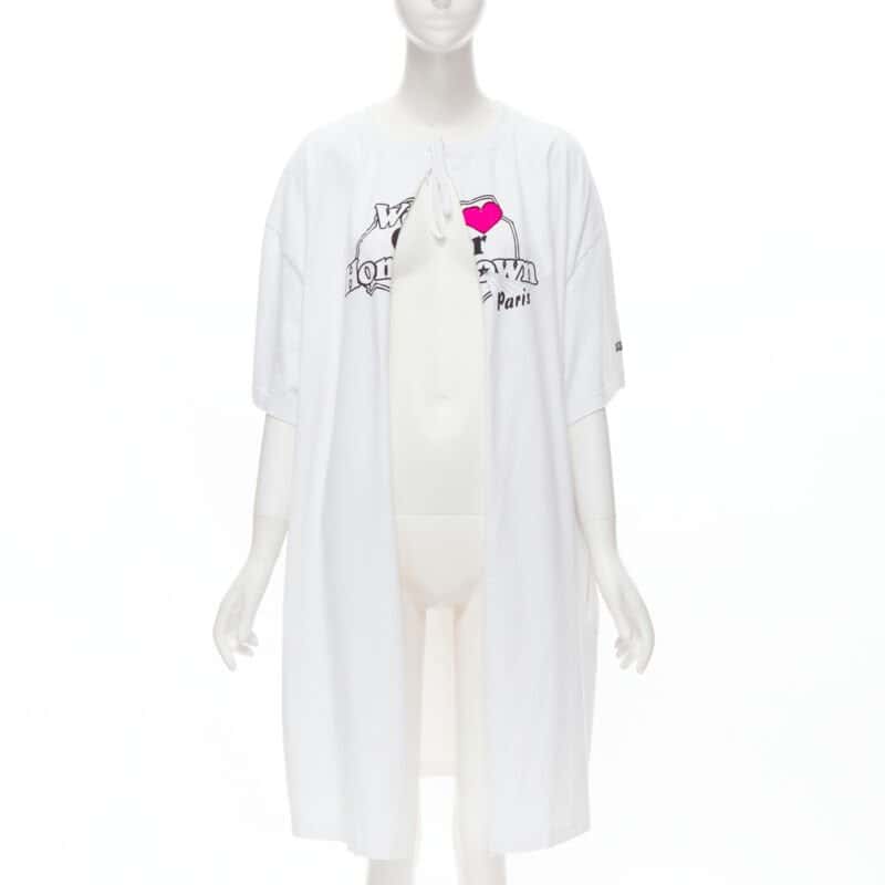 Vetements We Love Hometown Sweater White Cotton Very good condition - Front View