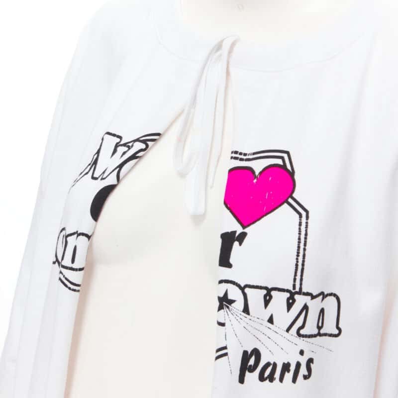 Vetements We Love Hometown Sweater White Cotton Very good condition - Back View