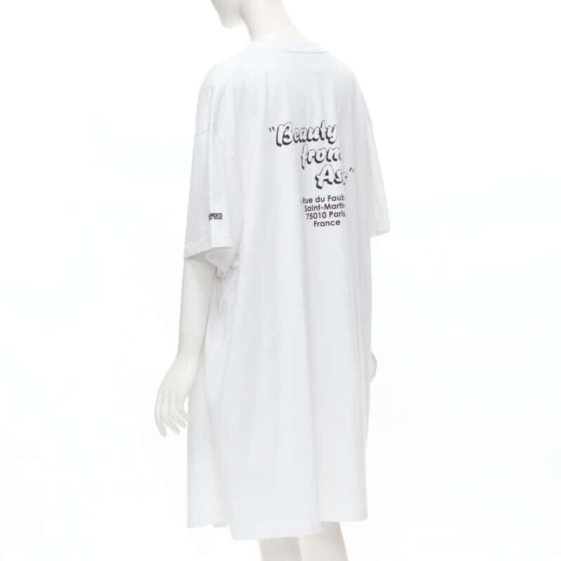 Vetements We Love Hometown Sweater White Cotton Very good condition - Box View