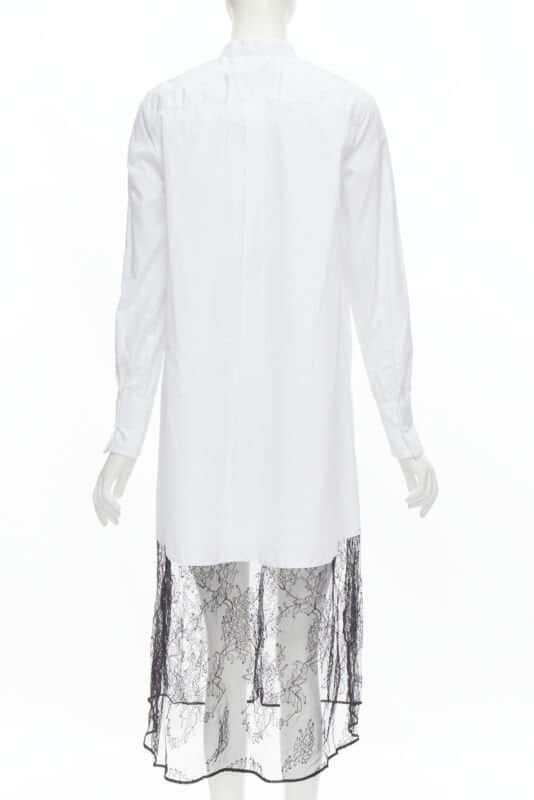Valentino Garavani Lace Hem Dress White Cotton Never worn, with tag - Box View