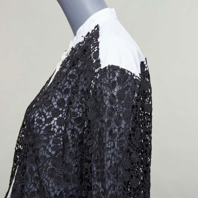 JW ANDERSON Lace Insert Shirt White Cotton Good condition - Back View