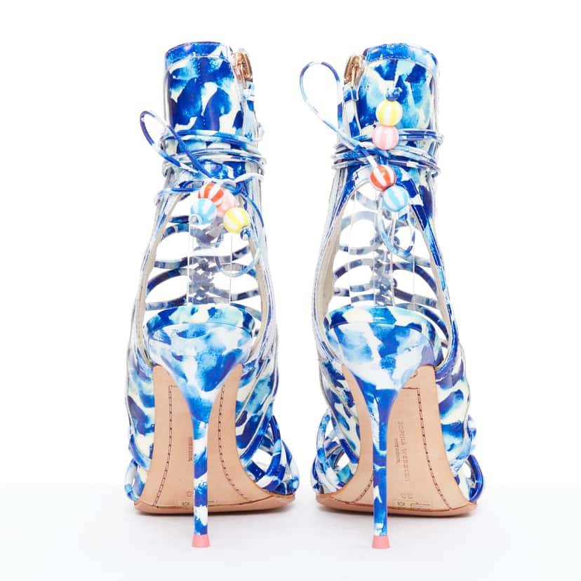 Sophia Webster Lacey Oceana Cage MultiColor Leather Very good condition - Box View