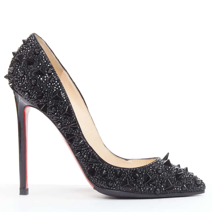 Christian Louboutin Pigalili Potpourri 120 Black Fair condition - Front View