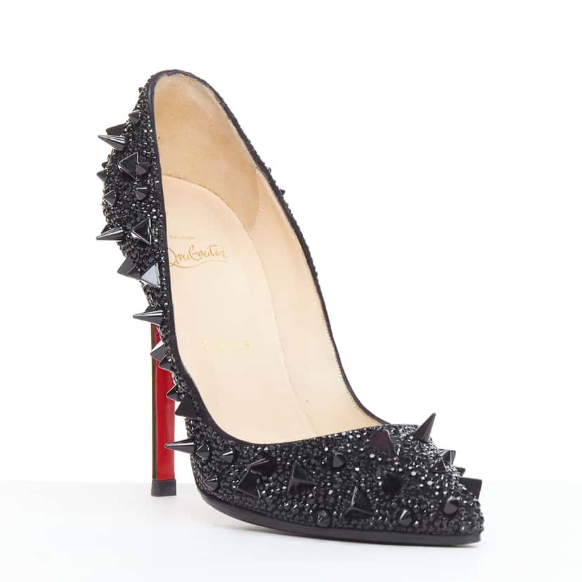 Christian Louboutin Pigalili Potpourri 120 Black Fair condition - Back View