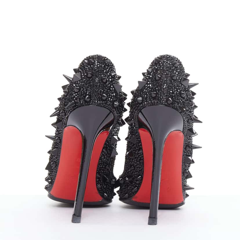 Christian Louboutin Pigalili Potpourri 120 Black Fair condition - Box View