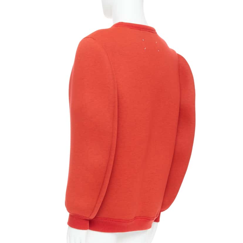 Maison Martin Margiela Curved Sleeve Jumper Red Very good condition - Back View