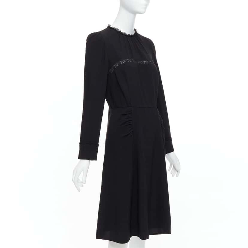 Prada Lace Fit Dress Black Good condition - Inside View