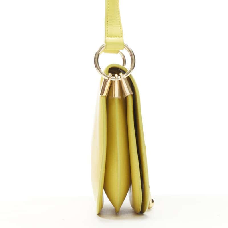 JW ANDERSON Latch Bag yellow Yellow Leather Very good condition - Model View