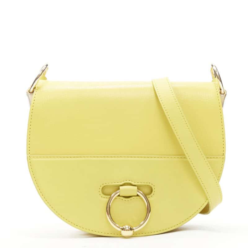 JW ANDERSON East West Basket Yellow Leather Very good condition - Front View